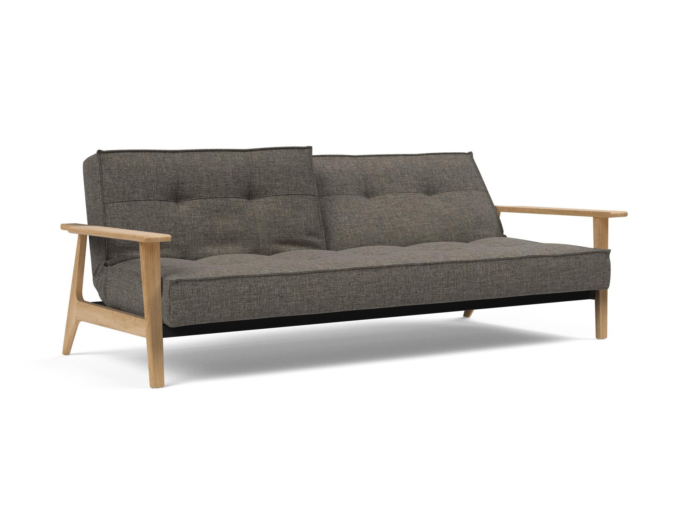 Erleben Sie das stilvolle Splitback Sofabett 115 Frej von Innovation Living – ideal für platzsparende Lösungen und zeitgemäße Einrichtung.