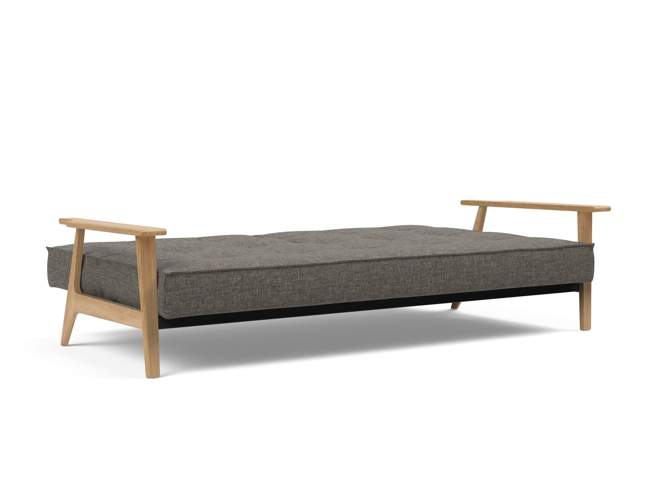 Erleben Sie das stilvolle Splitback Sofabett 115 Frej von Innovation Living – ideal für platzsparende Lösungen und zeitgemäße Einrichtung.