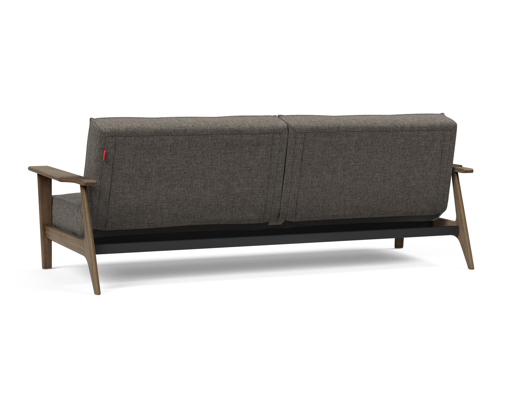 Erleben Sie das stilvolle Splitback Sofabett 115 Frej von Innovation Living – ideal für platzsparende Lösungen und zeitgemäße Einrichtung.