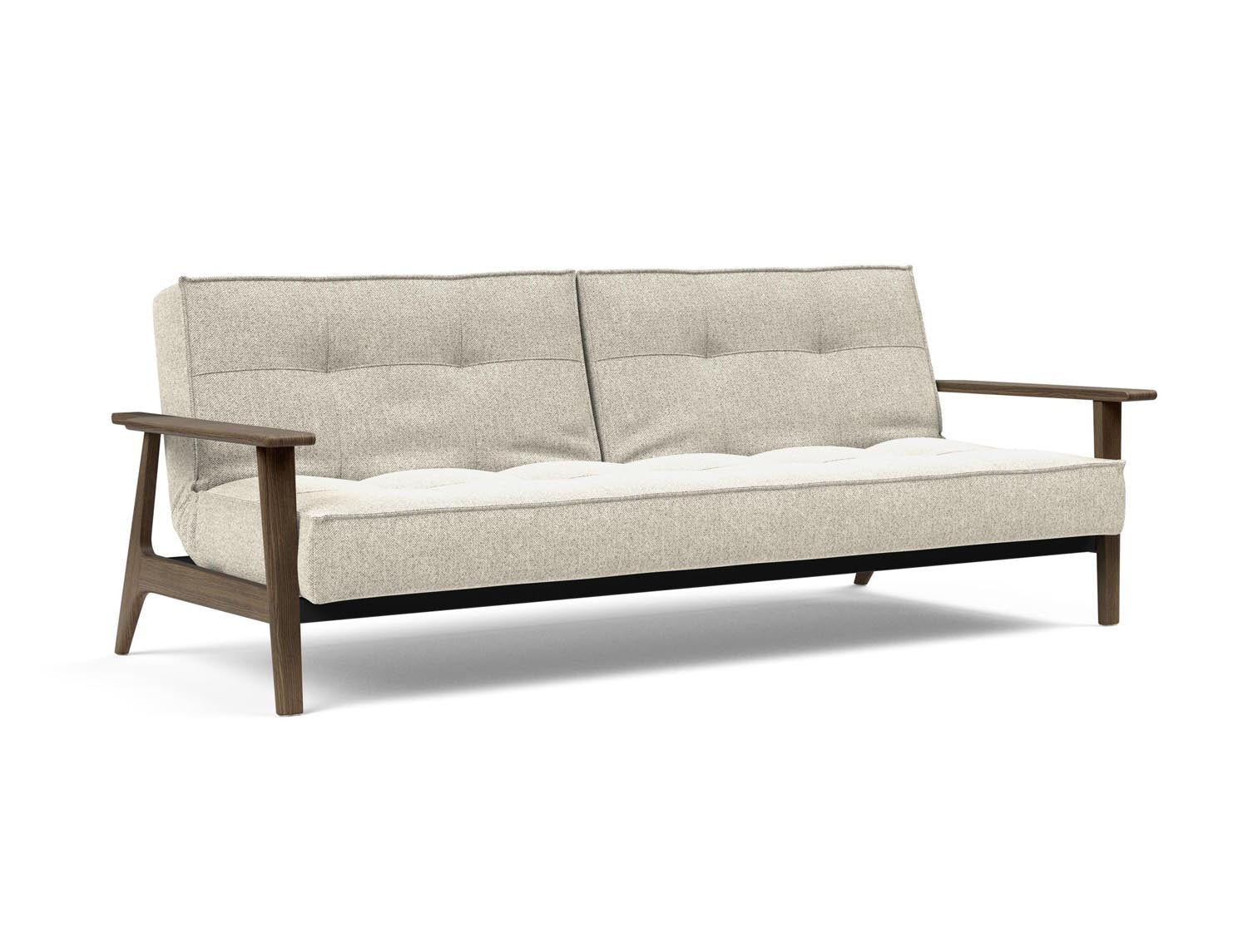 Erleben Sie das Splitback Sofabett 115 Frej von Innovation Living – ein modernes Design, das sich perfekt für jeden Raum eignet und vielseitige Nutzung bietet.