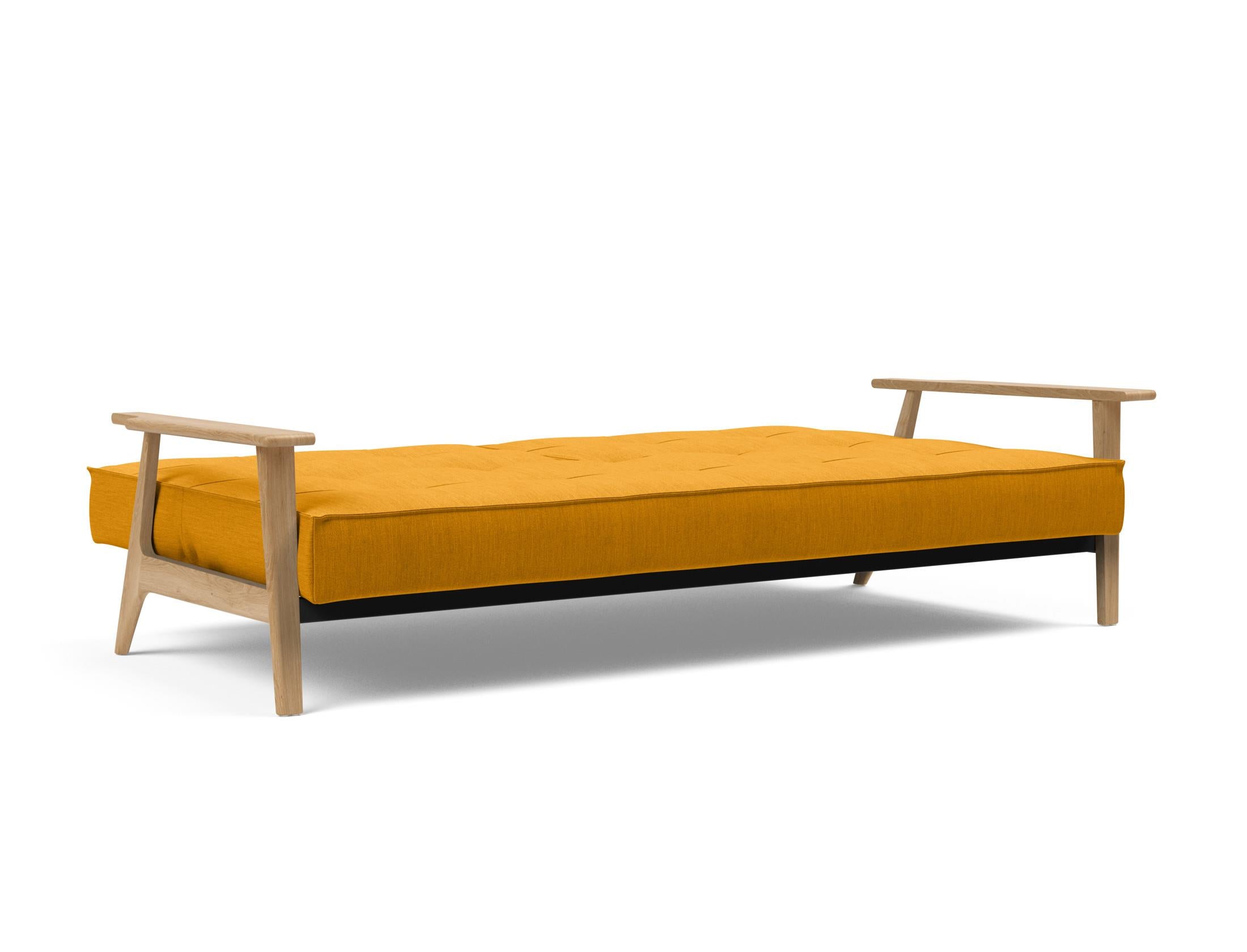Erleben Sie das stilvolle Splitback Sofabett 115 Frej von Innovation Living – ideal für platzsparende Lösungen und zeitgemäße Einrichtung.