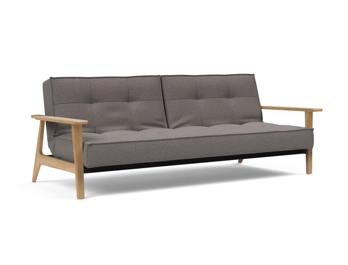 Splitback Sofabett 115 Frej in 521 Mixed Dance Grey präsentiert im Onlineshop von KAQTU Design AG. Bettsofa ist von Innovation Living