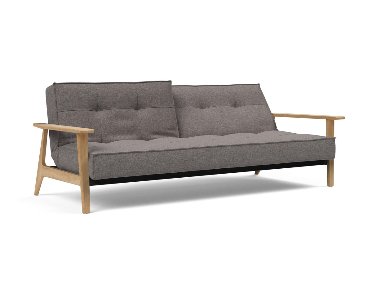 Splitback Sofabett 115 Frej in 521 Mixed Dance Grey präsentiert im Onlineshop von KAQTU Design AG. Bettsofa ist von Innovation Living
