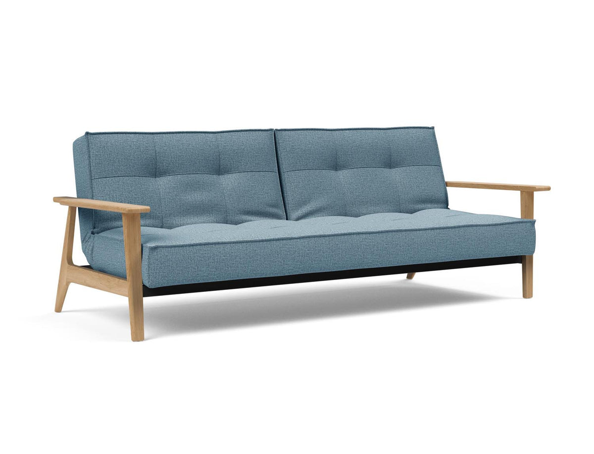 Splitback Sofabett 115 Frej in 525 Mixed Dance Light Blue präsentiert im Onlineshop von KAQTU Design AG. Bettsofa ist von Innovation Living