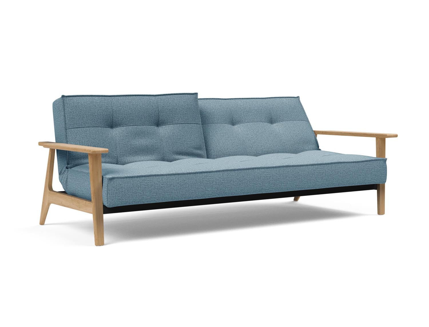 Erleben Sie das stilvolle Splitback Sofabett 115 Frej von Innovation Living – ideal für platzsparende Lösungen und zeitgemäße Einrichtung.
