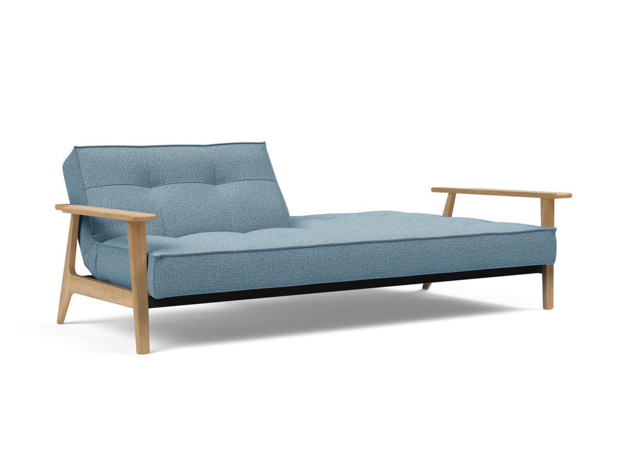 Splitback Sofabett 115 Frej in 525 Mixed Dance Light Blue präsentiert im Onlineshop von KAQTU Design AG. Bettsofa ist von Innovation Living