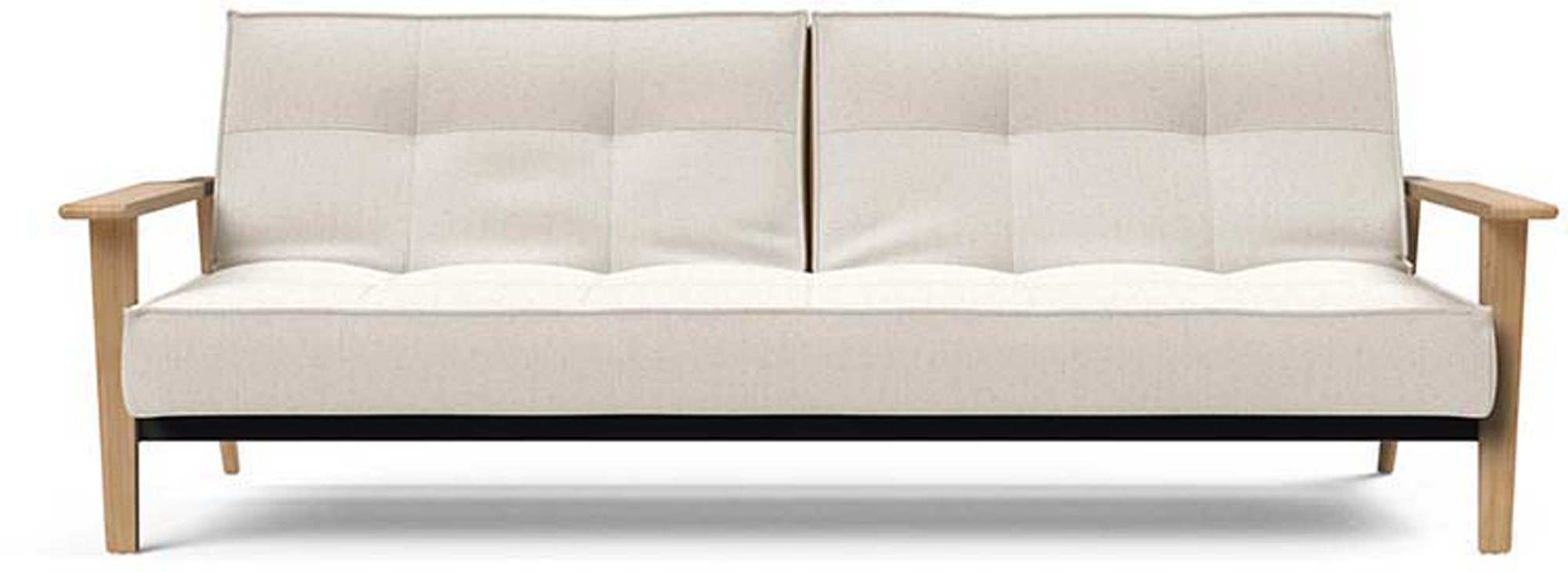 Erleben Sie das stilvolle Splitback Sofabett 115 Frej von Innovation Living – ideal für platzsparende Lösungen und zeitgemäße Einrichtung.