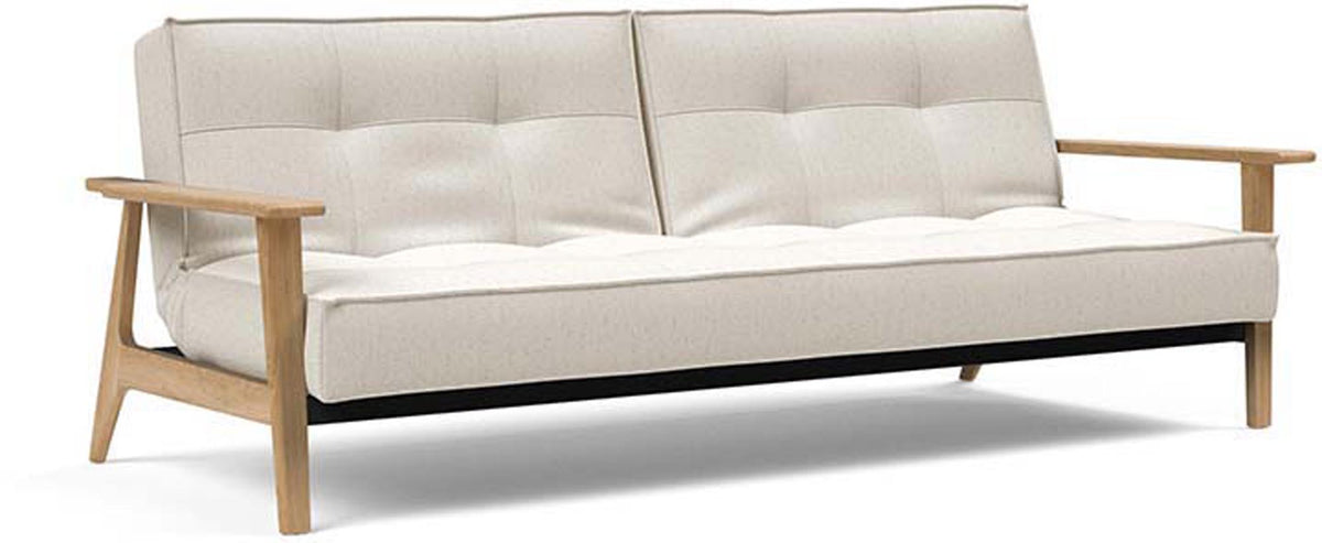 Splitback Sofabett 115 Frej in 531 Bouclé Off White präsentiert im Onlineshop von KAQTU Design AG. Bettsofa ist von Innovation Living