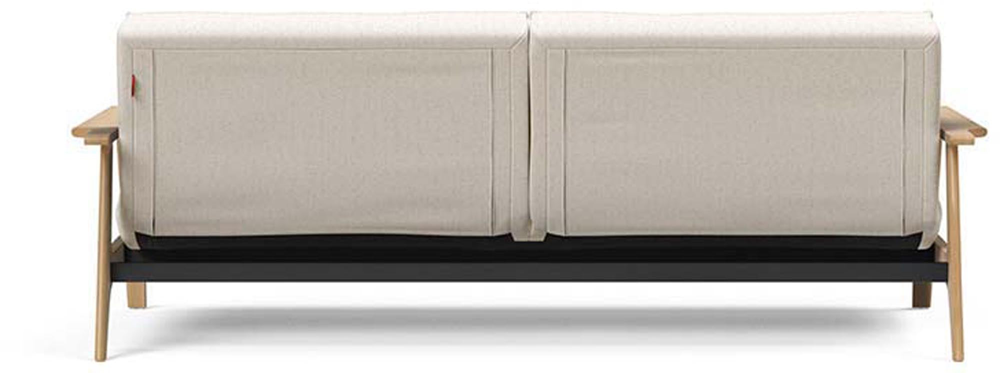 Erleben Sie das stilvolle Splitback Sofabett 115 Frej von Innovation Living – ideal für platzsparende Lösungen und zeitgemäße Einrichtung.