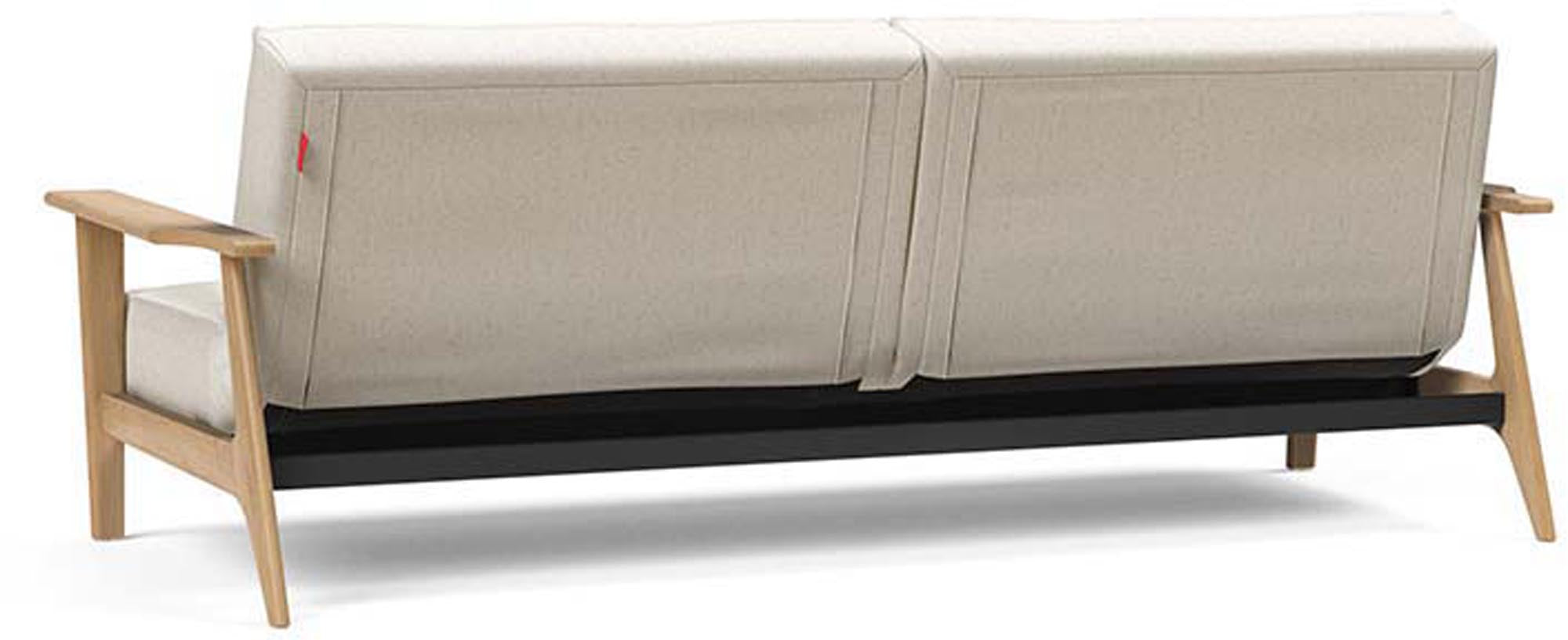 Erleben Sie das stilvolle Splitback Sofabett 115 Frej von Innovation Living – ideal für platzsparende Lösungen und zeitgemäße Einrichtung.