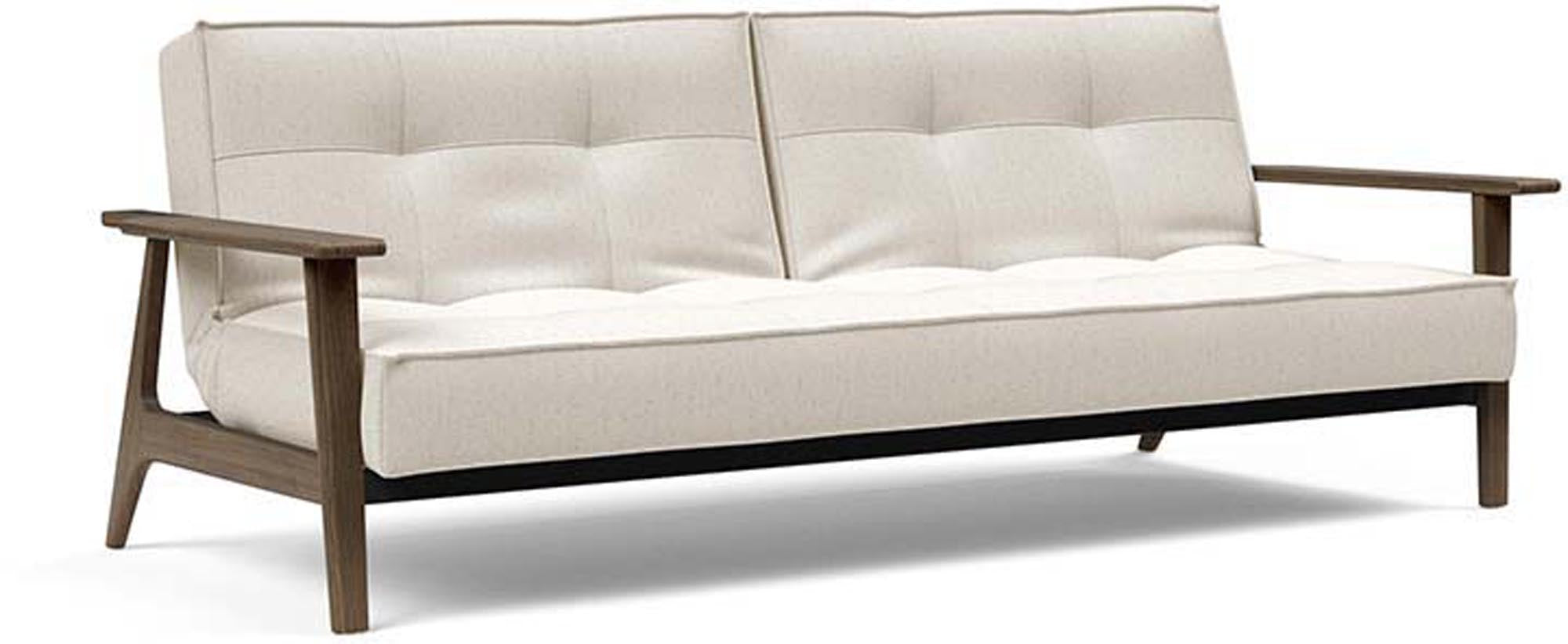 Erleben Sie das stilvolle Splitback Sofabett 115 Frej von Innovation Living – ideal für platzsparende Lösungen und zeitgemäße Einrichtung.