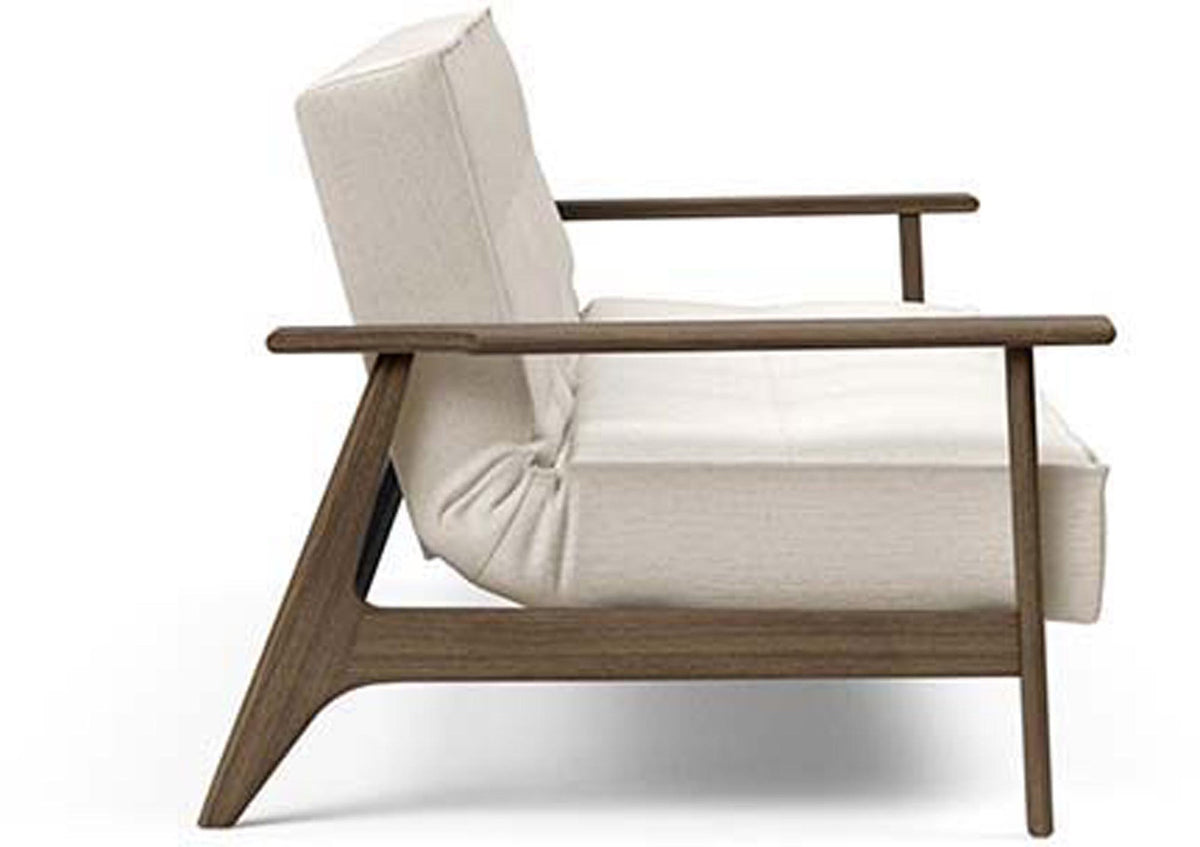 Splitback Sofabett 115 Frej in 531 Bouclé Off White präsentiert im Onlineshop von KAQTU Design AG. Bettsofa ist von Innovation Living