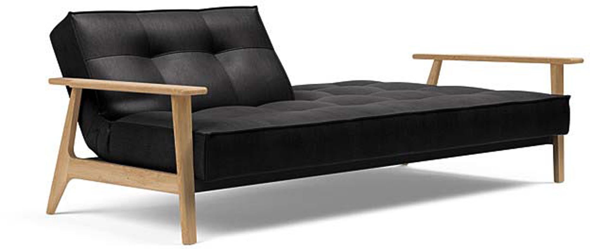Erleben Sie das stilvolle Splitback Sofabett 115 Frej von Innovation Living – ideal für platzsparende Lösungen und zeitgemäße Einrichtung.