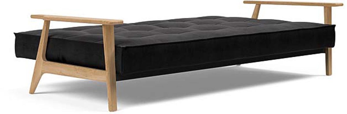Splitback Sofabett 115 Frej in 550 Faunal Black präsentiert im Onlineshop von KAQTU Design AG. Bettsofa ist von Innovation Living