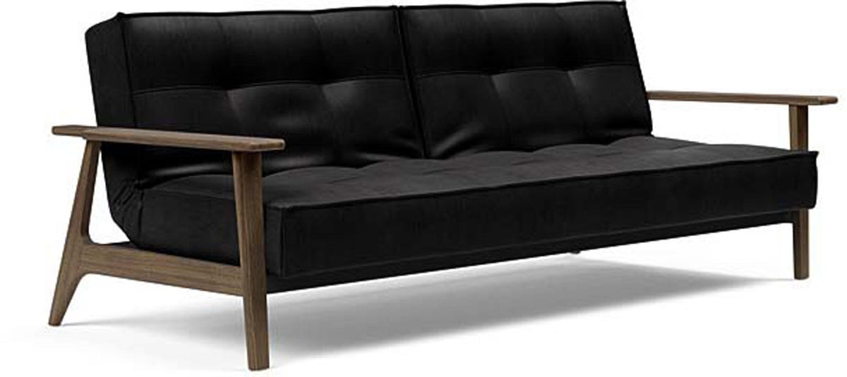 Splitback Sofabett 115 Frej in 550 Faunal Black präsentiert im Onlineshop von KAQTU Design AG. Bettsofa ist von Innovation Living