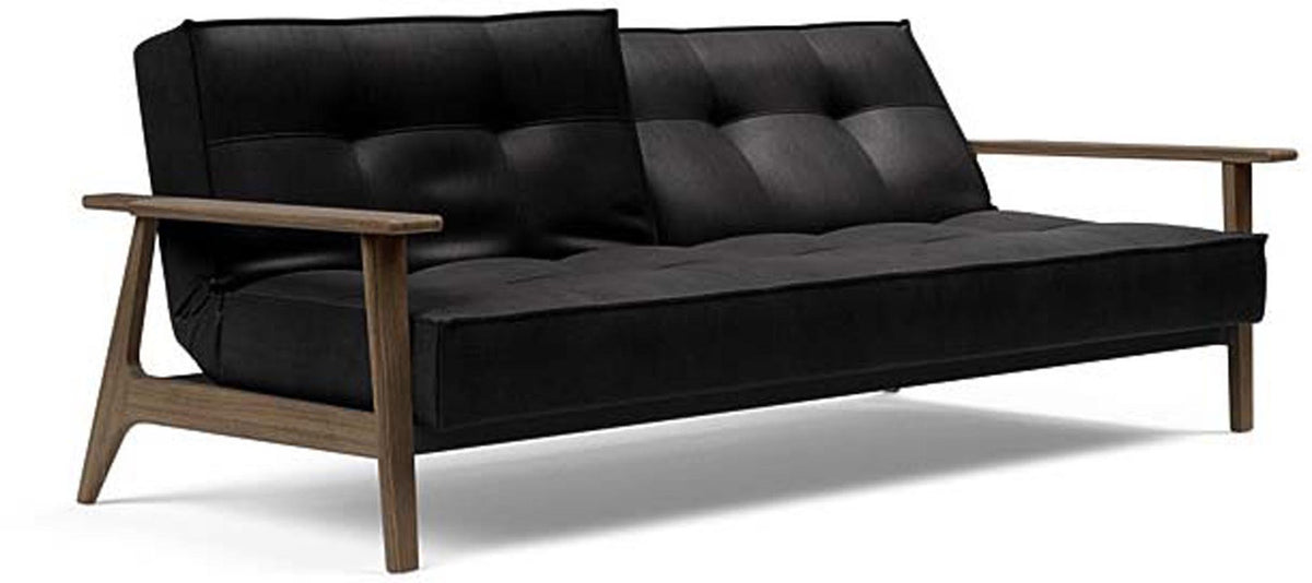 Splitback Sofabett 115 Frej in 550 Faunal Black präsentiert im Onlineshop von KAQTU Design AG. Bettsofa ist von Innovation Living