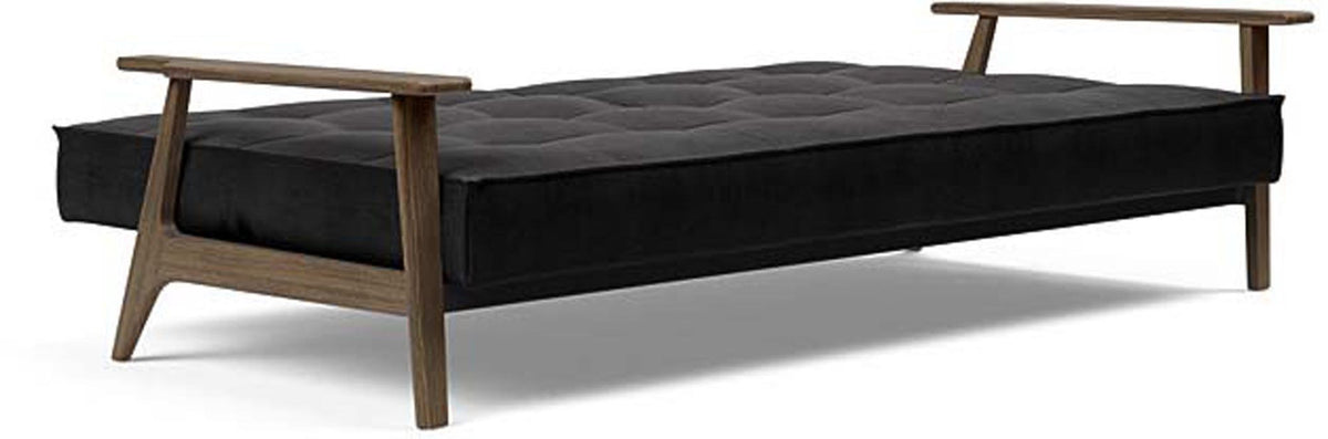 Splitback Sofabett 115 Frej in 550 Faunal Black präsentiert im Onlineshop von KAQTU Design AG. Bettsofa ist von Innovation Living