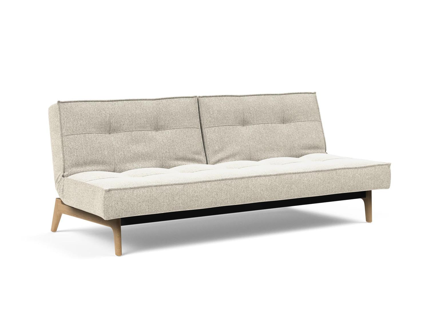 Das Splitback Sofabett 115 Eik von Innovation Living bietet modernes Design und vielseitige Nutzung – perfekt für jedes Zuhause und überraschende Übernachtungen.