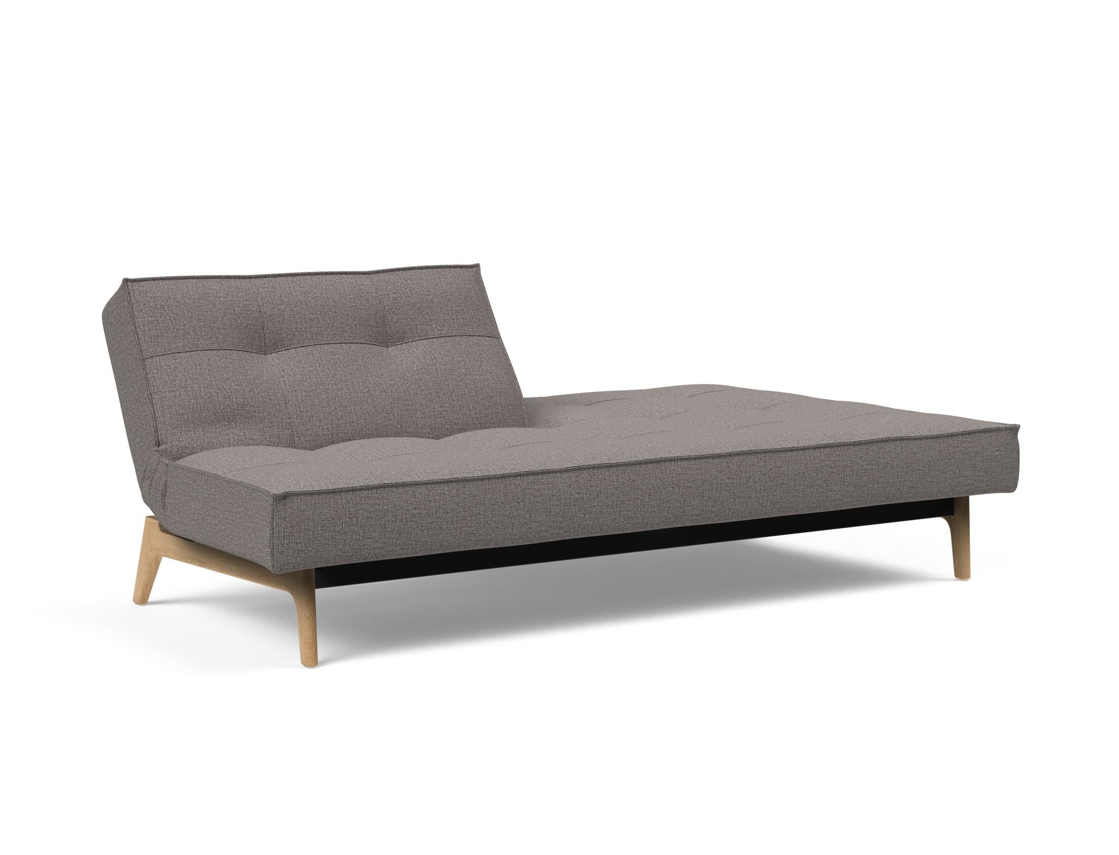 Das Splitback Sofabett 115 Eik von Innovation Living vereint stilvolle Eleganz mit praktischer Vielseitigkeit – ideal für Ihr Zuhause.