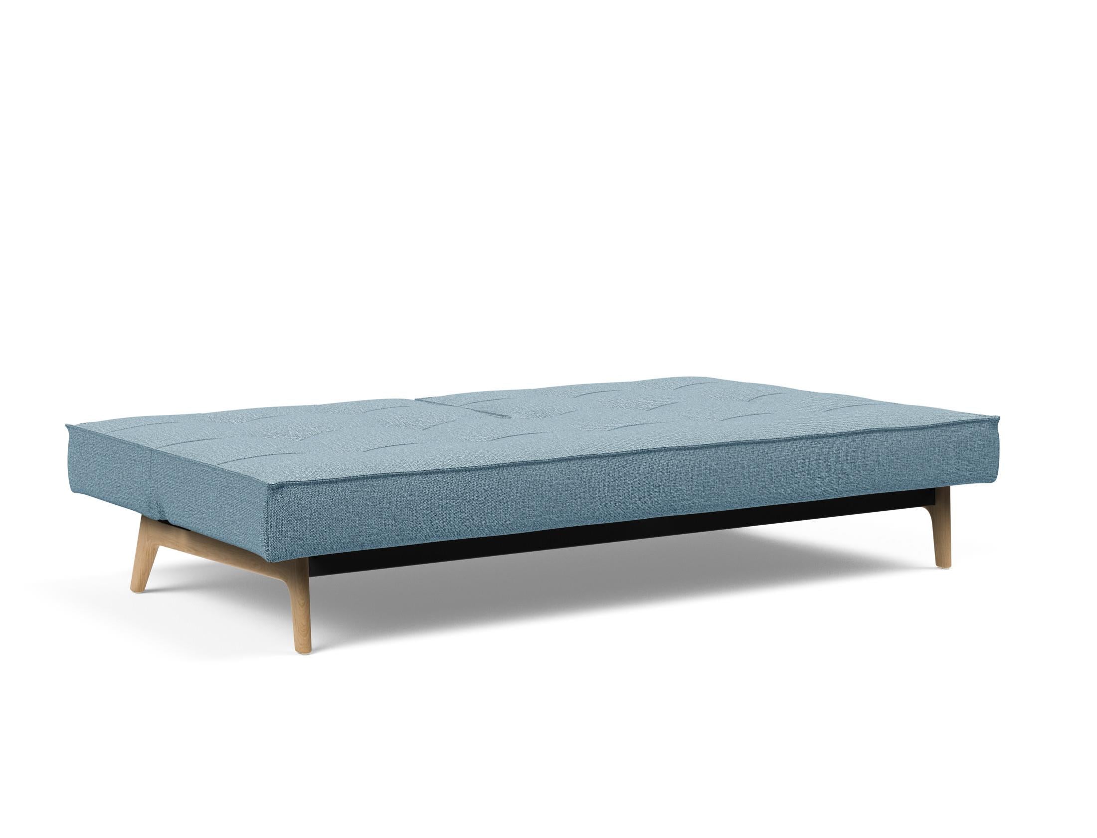 Das Splitback Sofabett 115 Eik von Innovation Living vereint stilvolle Eleganz mit praktischer Vielseitigkeit – ideal für Ihr Zuhause.