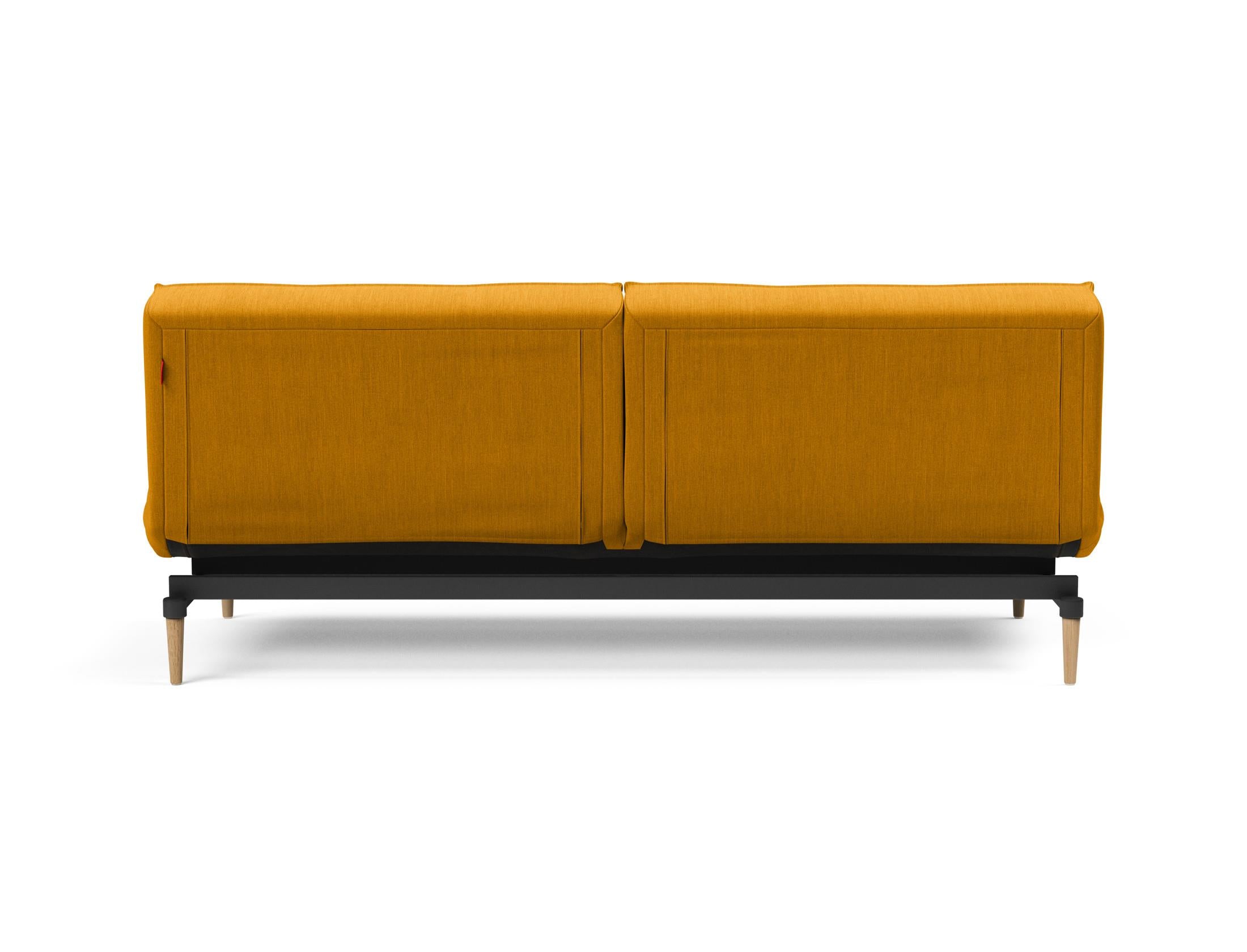 Erleben Sie das stilvolle Splitback Sofabett 115 Styletto von Innovation Living – ideal für flexible Wohnlösungen und zeitgemäßes Design.