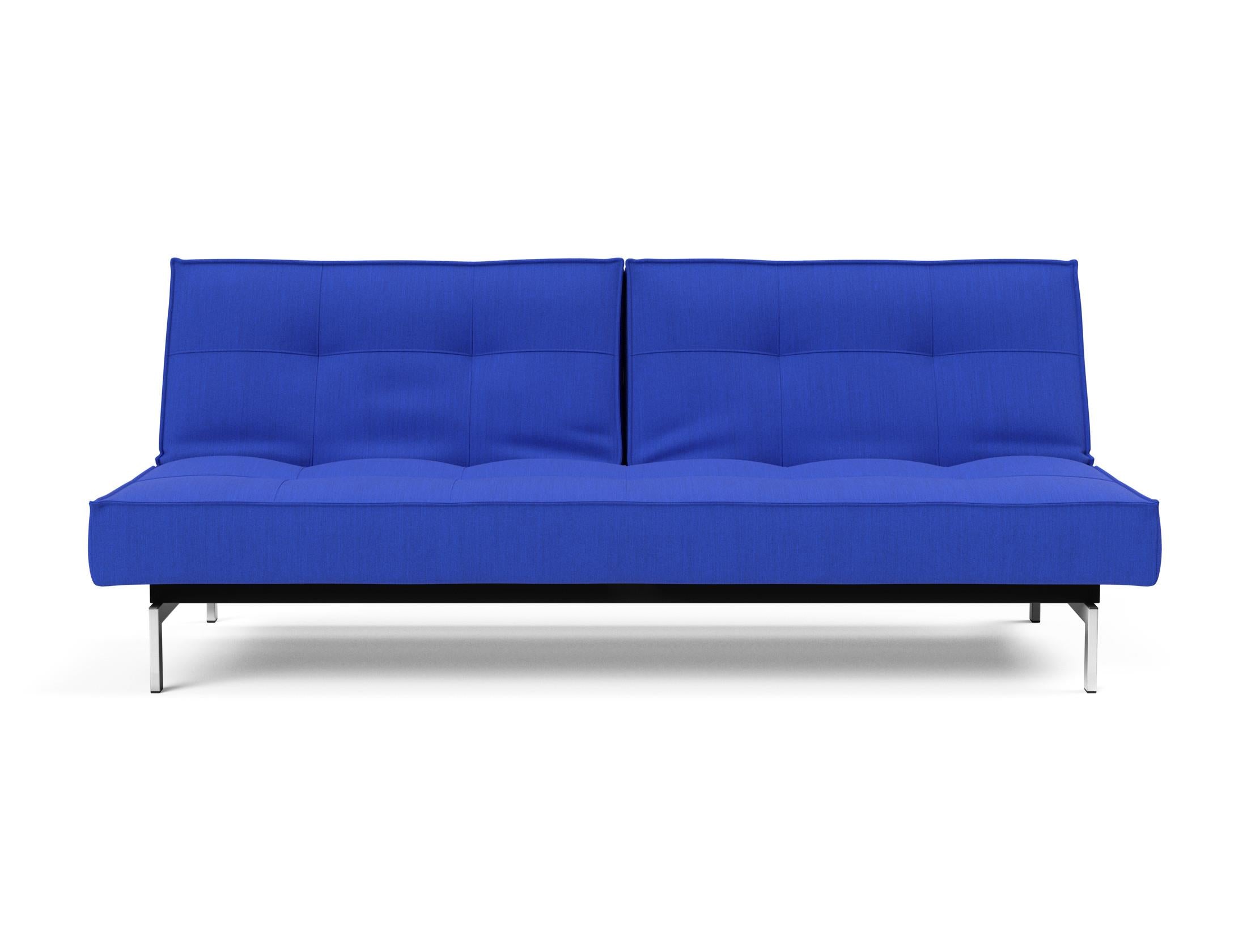 Entdecken Sie das stilvolle Splitback Sofabett 115 Chrom von Innovation Living – perfekt für zeitgemässe Wohnkonzepte und gemütliche Schlafmomente.