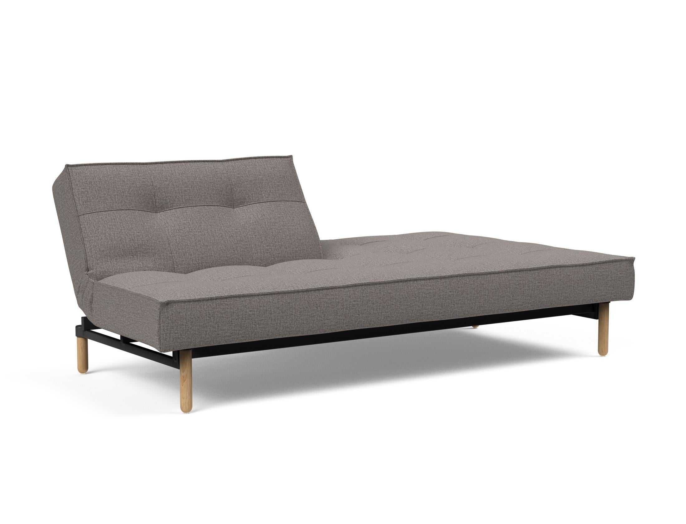 Das Splitback Sofabett 115 Stem von Innovation Living bietet stilvolle Flexibilität und Komfort, ideal für kleine Räume und Übernachtungsgäste.