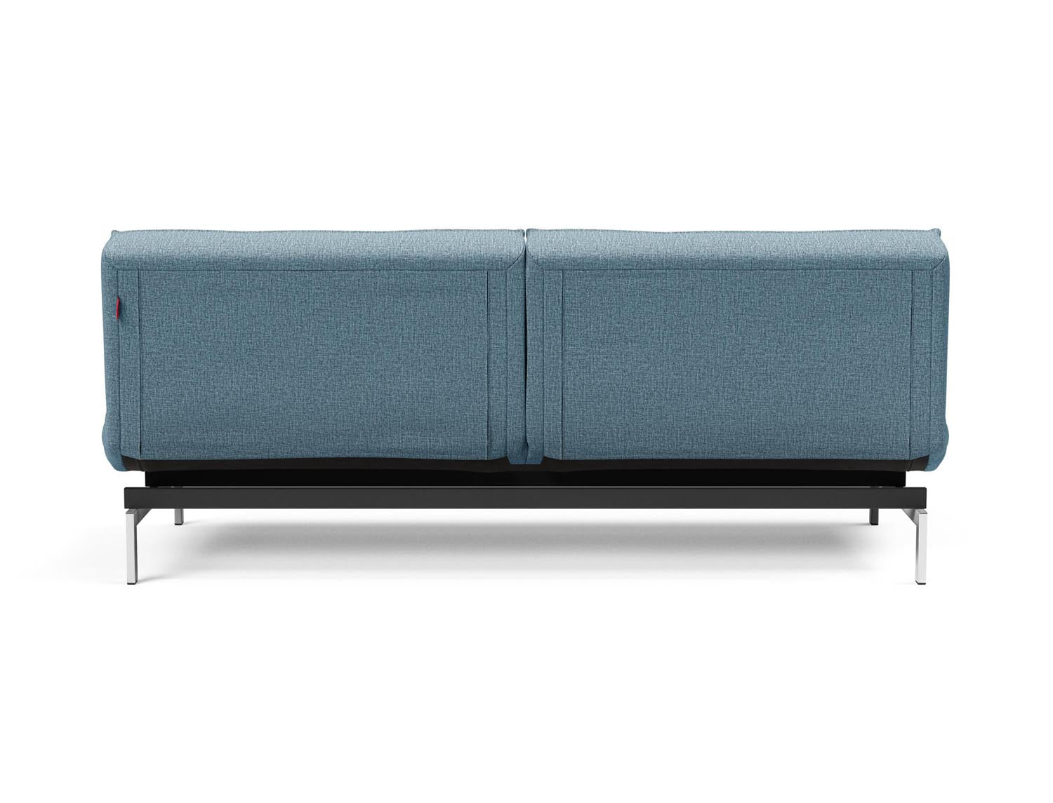 Erleben Sie das elegante Splitback Sofabett 115 Chrom von Innovation Living – ideal für moderne Räume und entspannende Schlafmomente.