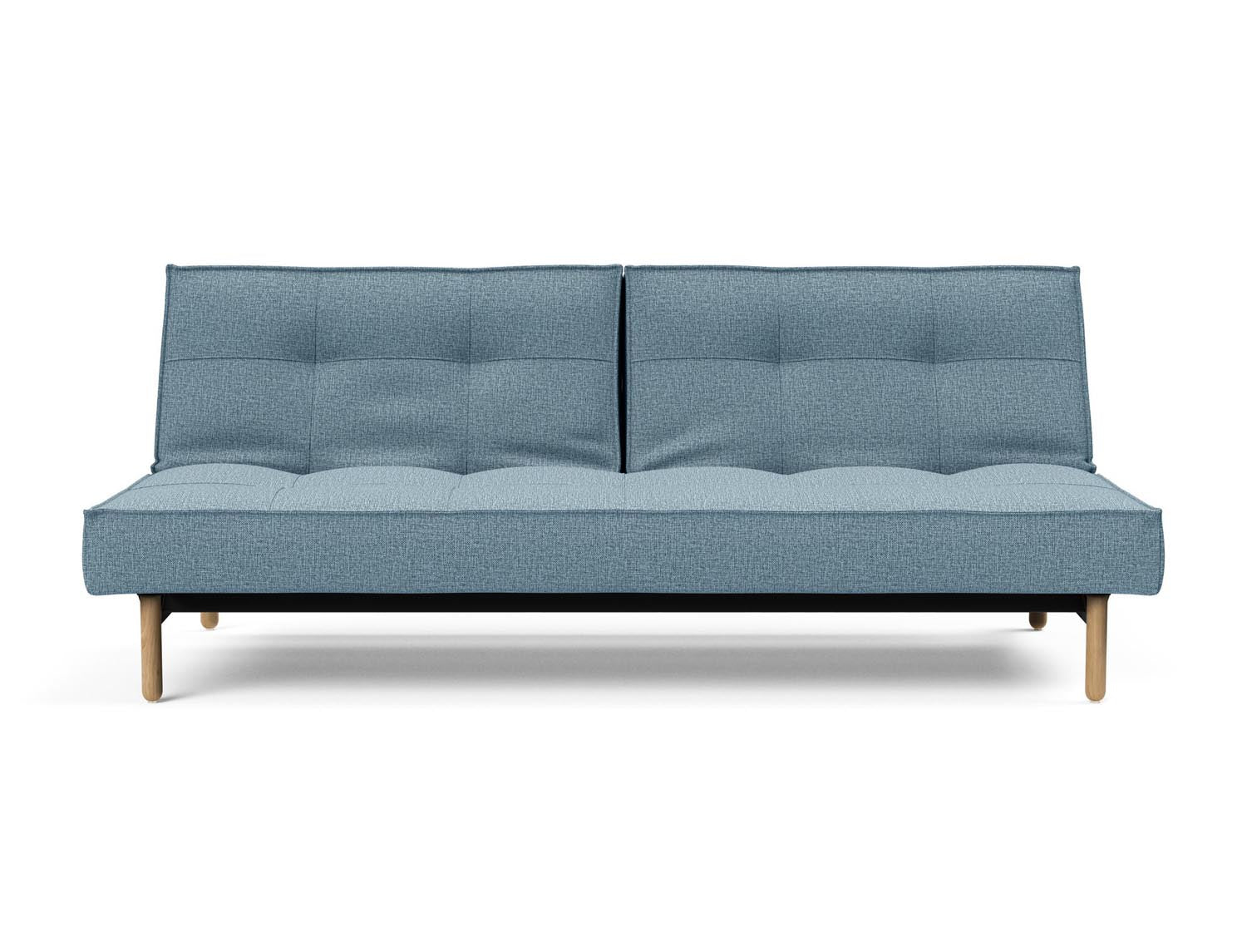Das Splitback Sofabett 115 Stem von Innovation Living bietet stilvolle Flexibilität und Komfort, ideal für kleine Räume und Übernachtungsgäste.