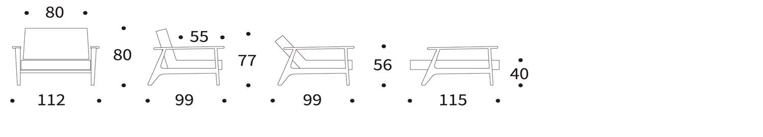 Erleben Sie den Splitback Frej Sessel von Innovation Living – ein modernes Designhighlight, das Komfort und Funktionalität vereint.