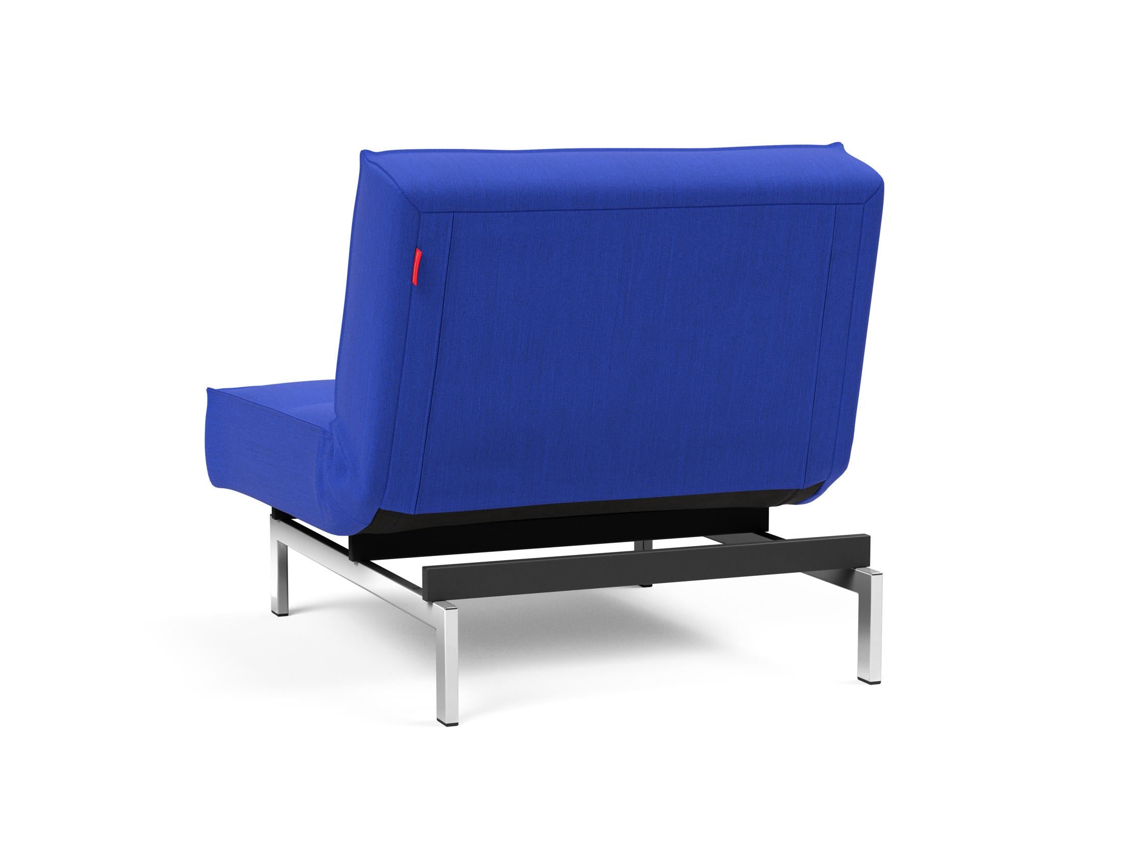 Der Splitback Chrome Sessel von Innovation Living kombiniert modernes Design mit praktischer Flexibilität – ideal für trendbewusste Interiors.