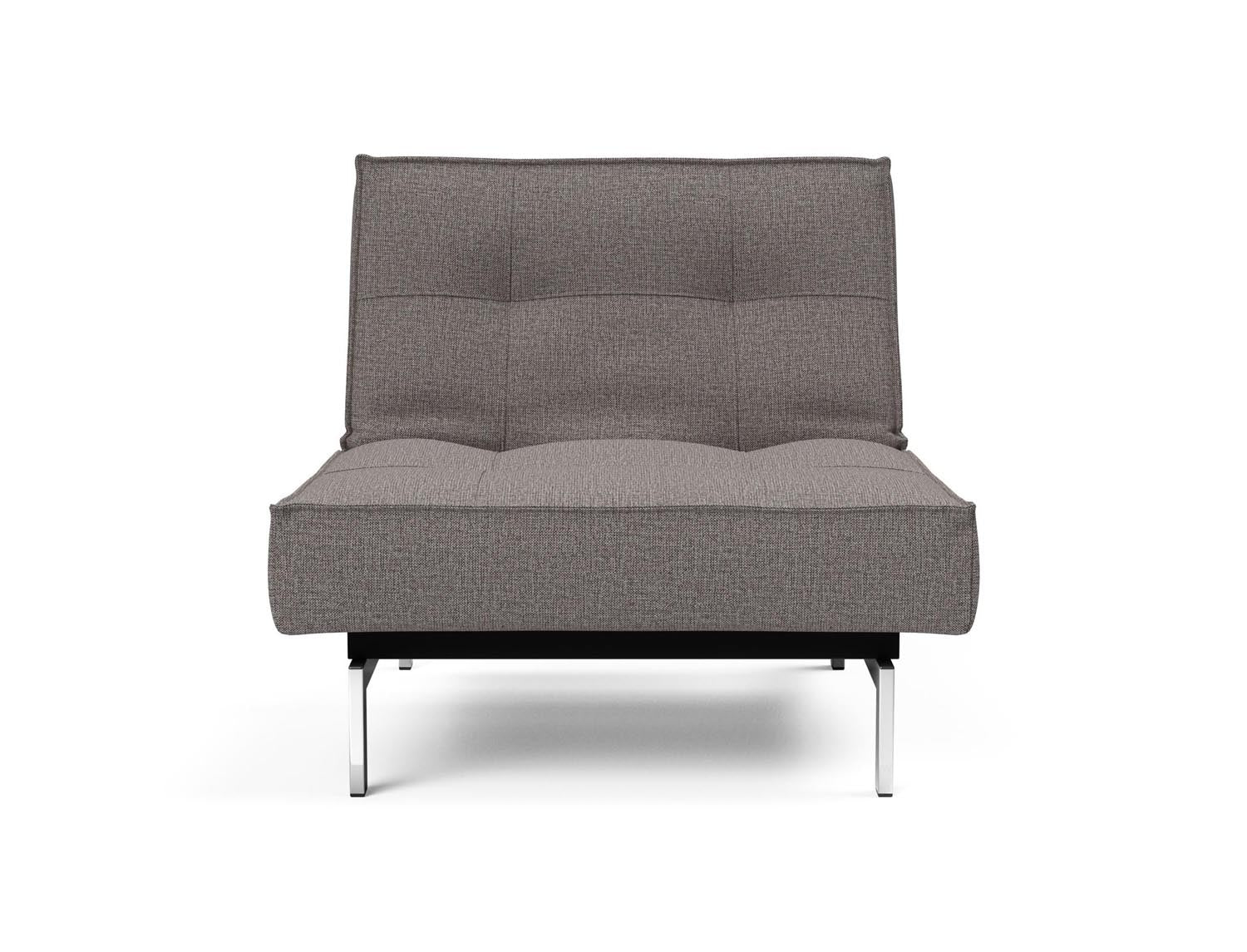 Erleben Sie den Splitback Chrome Sessel: Modernes Design, flexible Nutzung und hochwertige Verarbeitung für jeden Wohnraum.