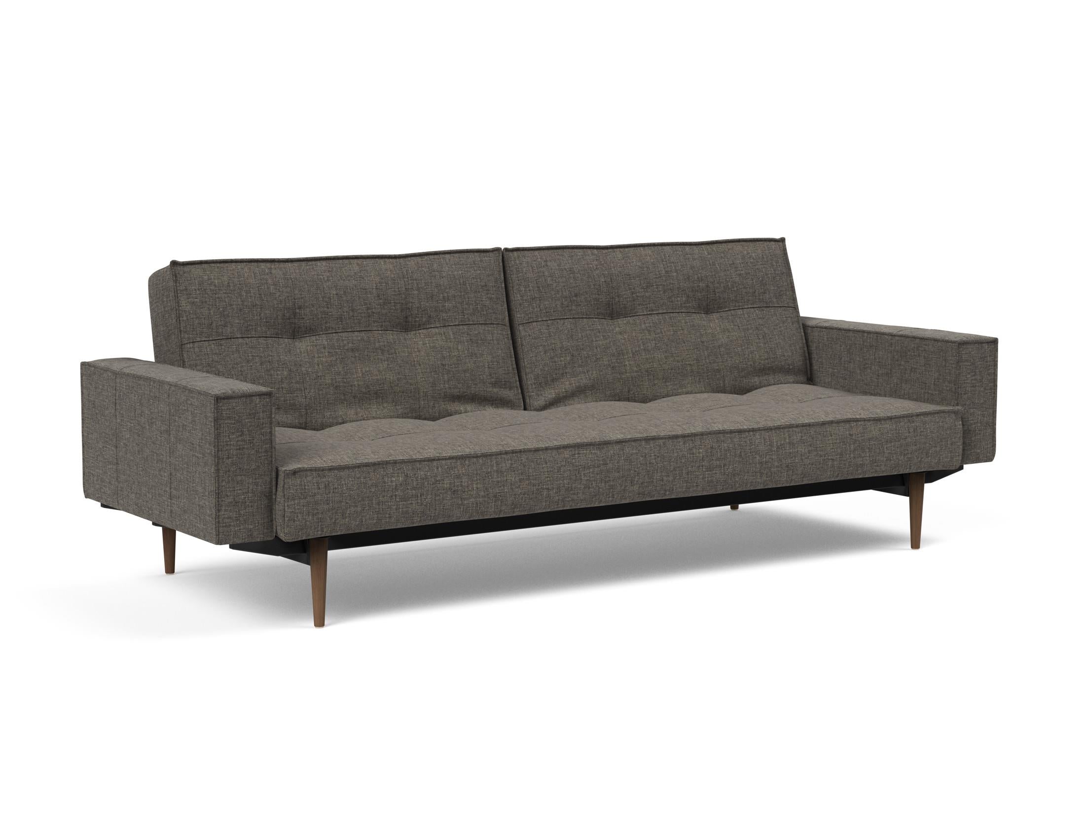 Das Splitback Sofabett 115 Styletto vereint elegantes Design mit praktischer Funktionalität. Ideal für Wohnzimmer und Gästezimmer.