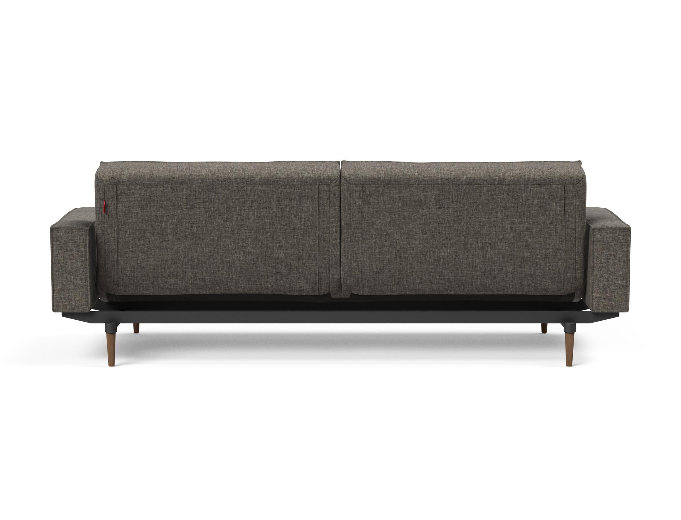 Das Splitback Sofabett 115 Styletto vereint elegantes Design mit praktischer Funktionalität. Ideal für Wohnzimmer und Gästezimmer.