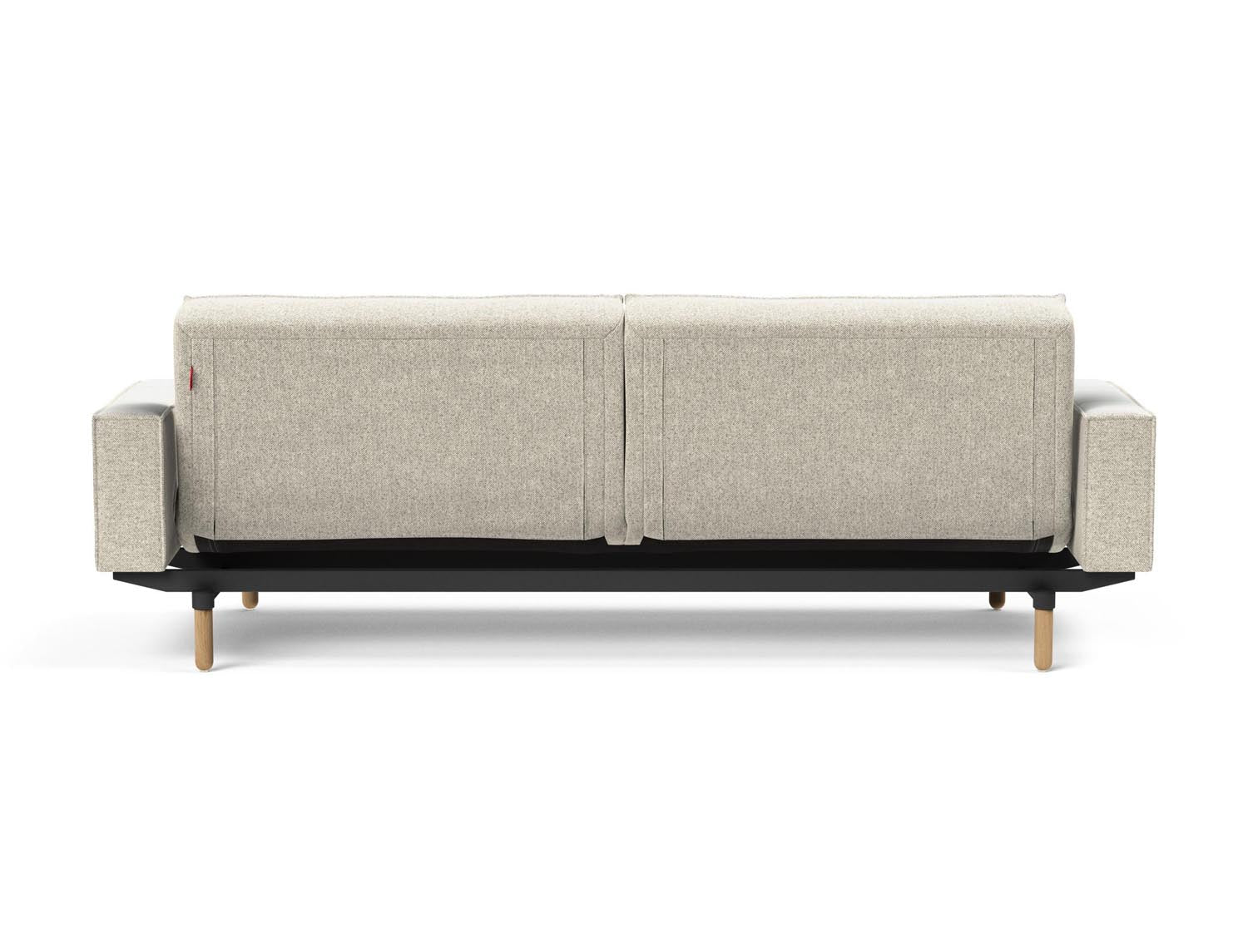 Modernes Splitback Sofabett 115 Stem von Innovation Living mit stilvollen Armlehnen – perfekt für flexible Wohnlösungen und zeitgemässe Einrichtung.