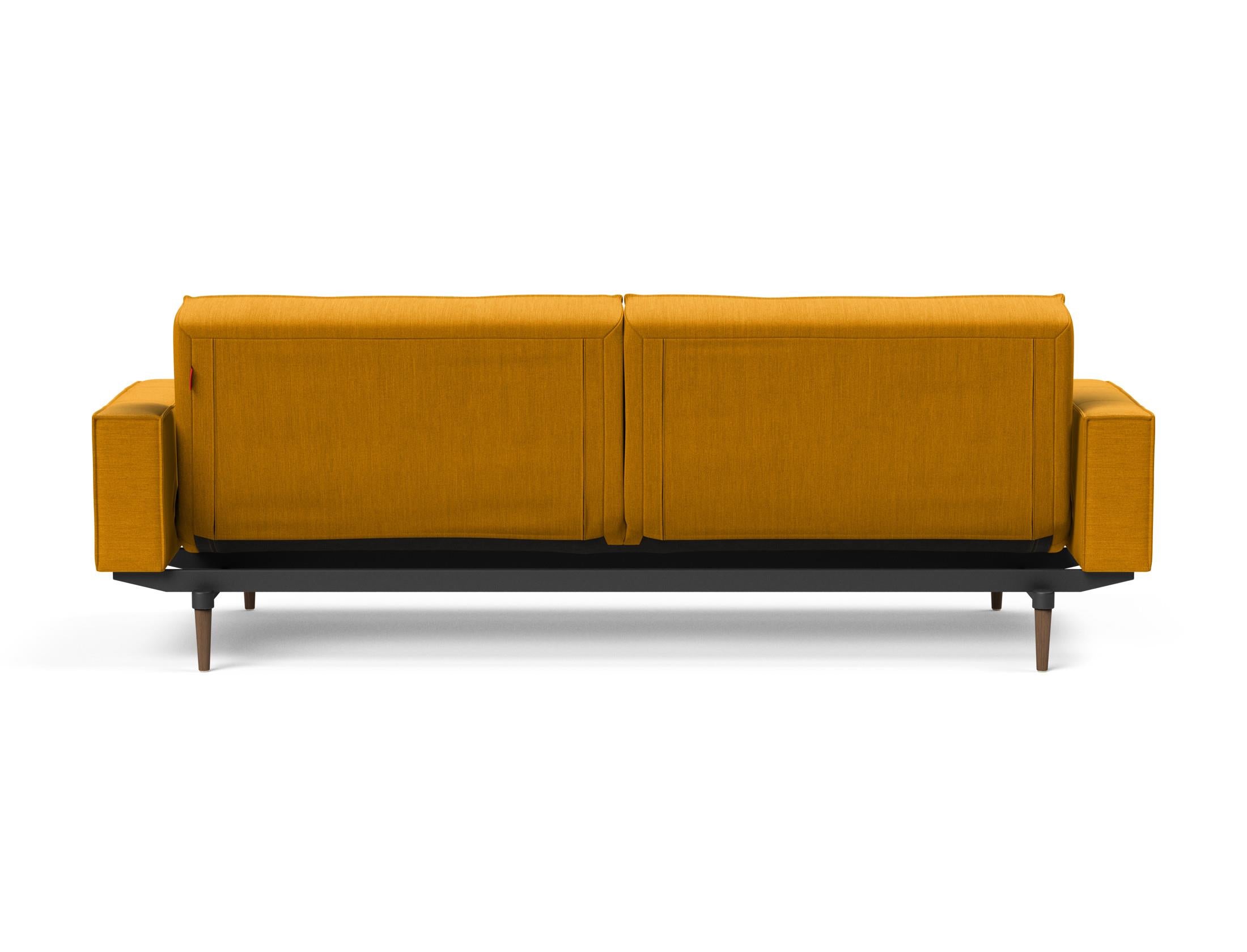 Das Splitback Sofabett 115 Styletto vereint elegantes Design mit praktischer Funktionalität. Ideal für Wohnzimmer und Gästezimmer.
