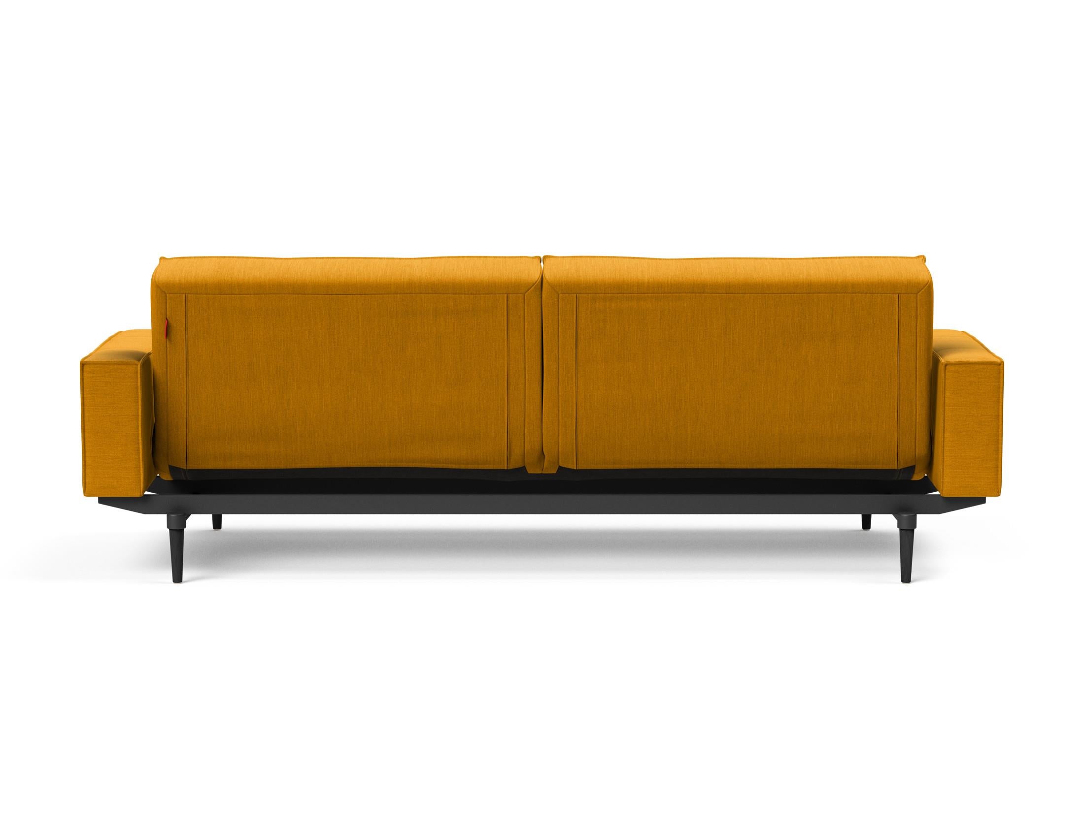 Das Splitback Sofabett 115 Styletto vereint elegantes Design mit praktischer Funktionalität. Ideal für Wohnzimmer und Gästezimmer.