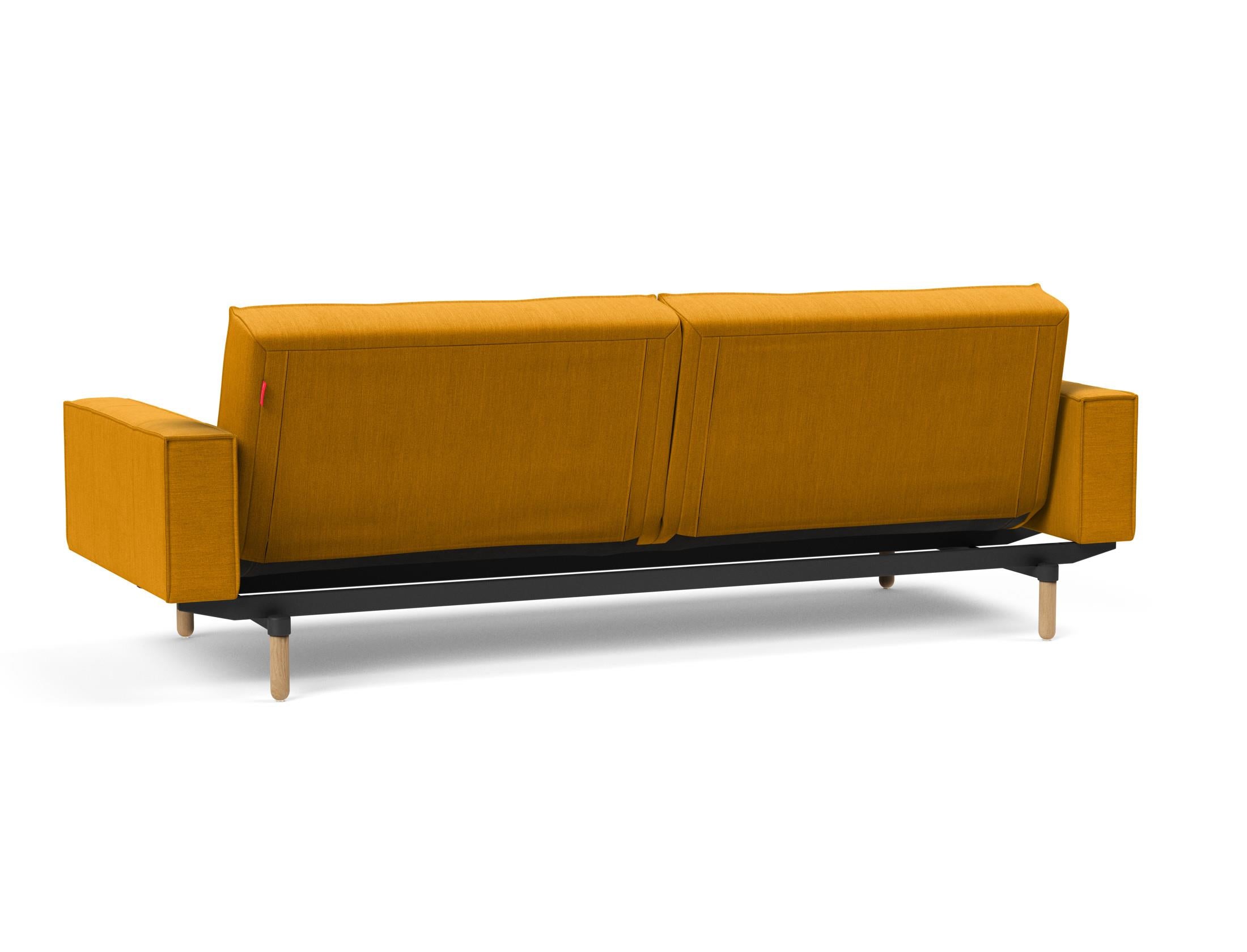 Das Splitback Sofabett 115 Stem von Innovation Living vereint modernes Design mit Funktionalität. Perfekt für stilvolle Wohnräume und Gästezimmer.