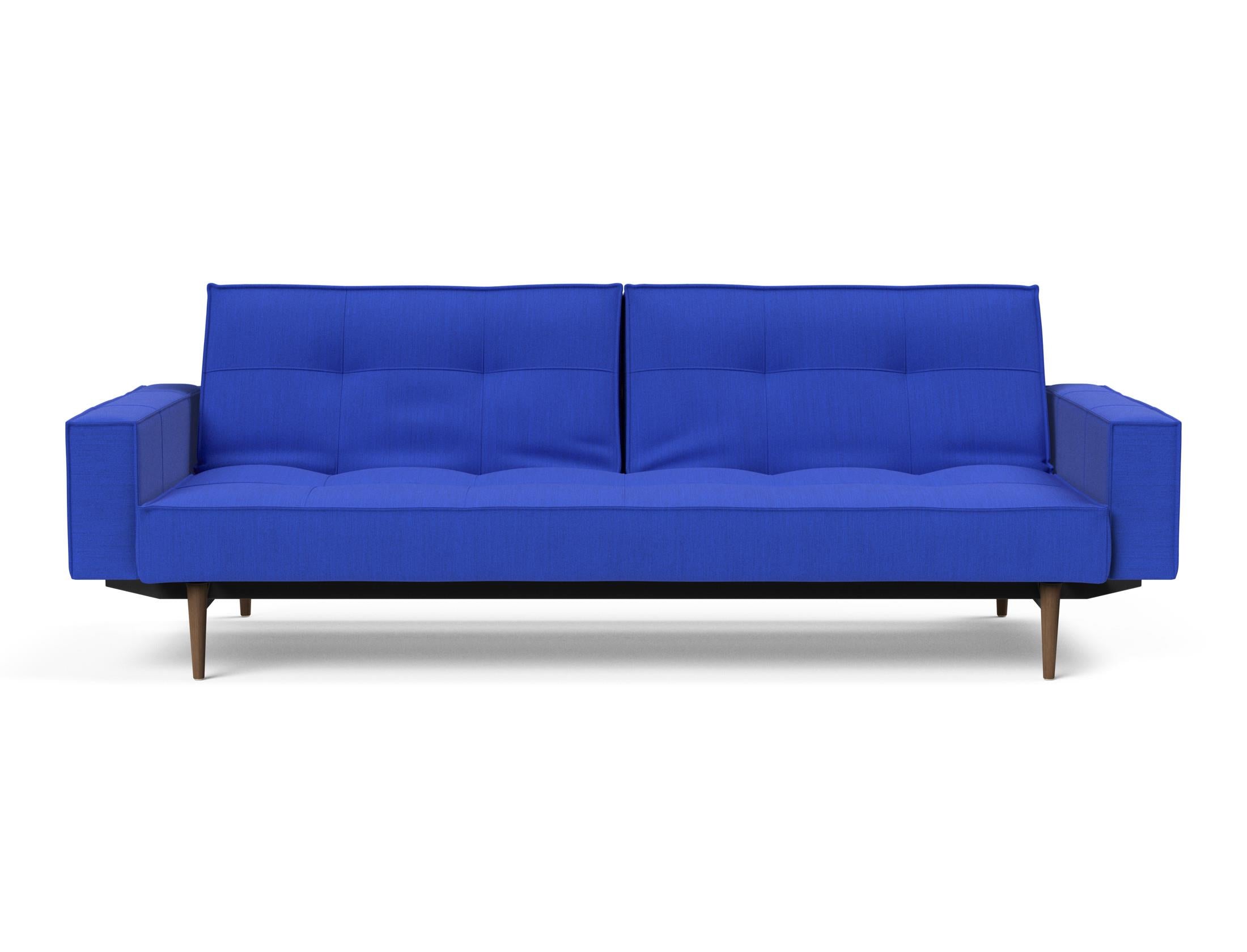 Das Splitback Sofabett 115 Styletto von Innovation Living bietet modernes Design und vielseitige Nutzung. Perfekt für stilvolle Wohnräume und Übernachtungen.