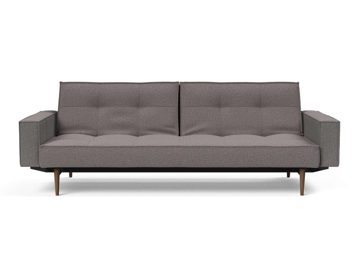 Das Splitback Sofabett 115 Styletto vereint elegantes Design mit praktischer Funktionalität. Ideal für Wohnzimmer und Gästezimmer.