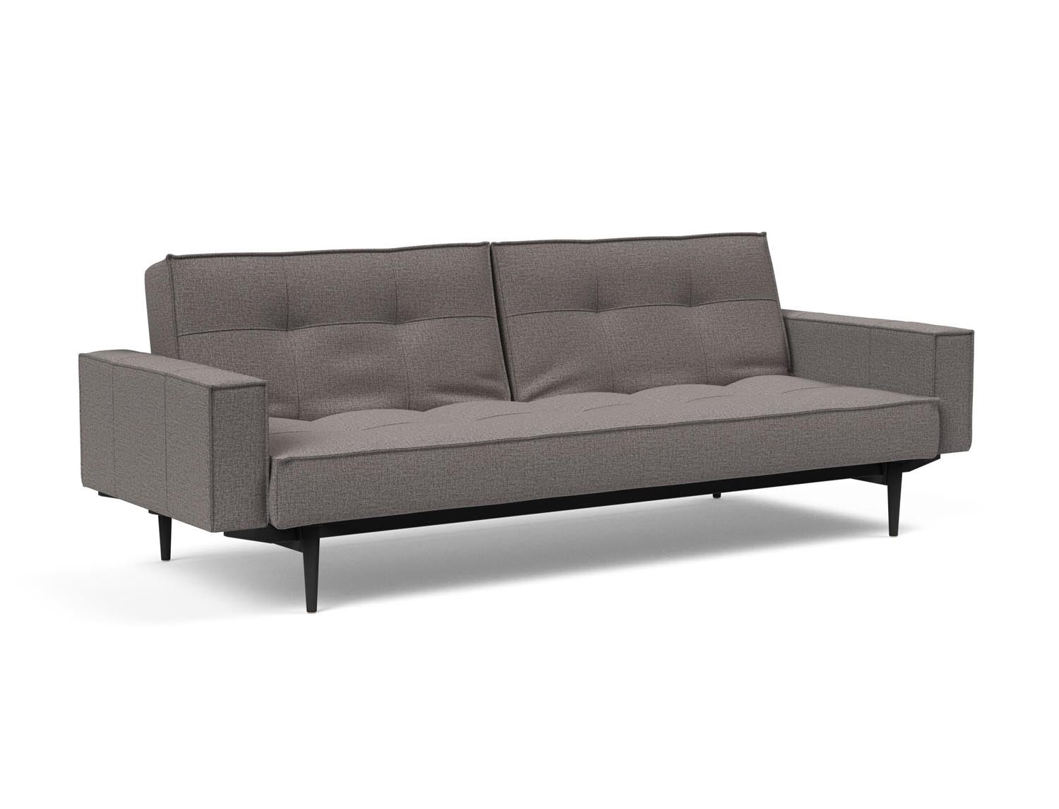 Das Splitback Sofabett 115 Styletto vereint elegantes Design mit praktischer Funktionalität. Ideal für Wohnzimmer und Gästezimmer.