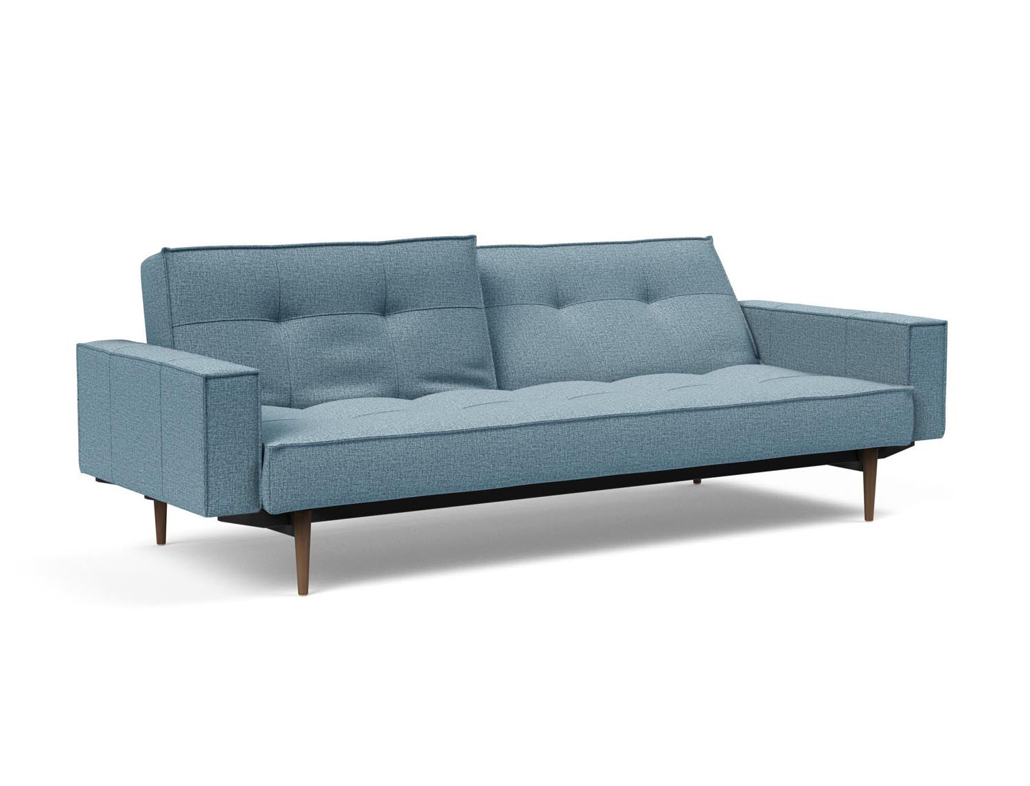Das Splitback Sofabett 115 Styletto vereint elegantes Design mit praktischer Funktionalität. Ideal für Wohnzimmer und Gästezimmer.