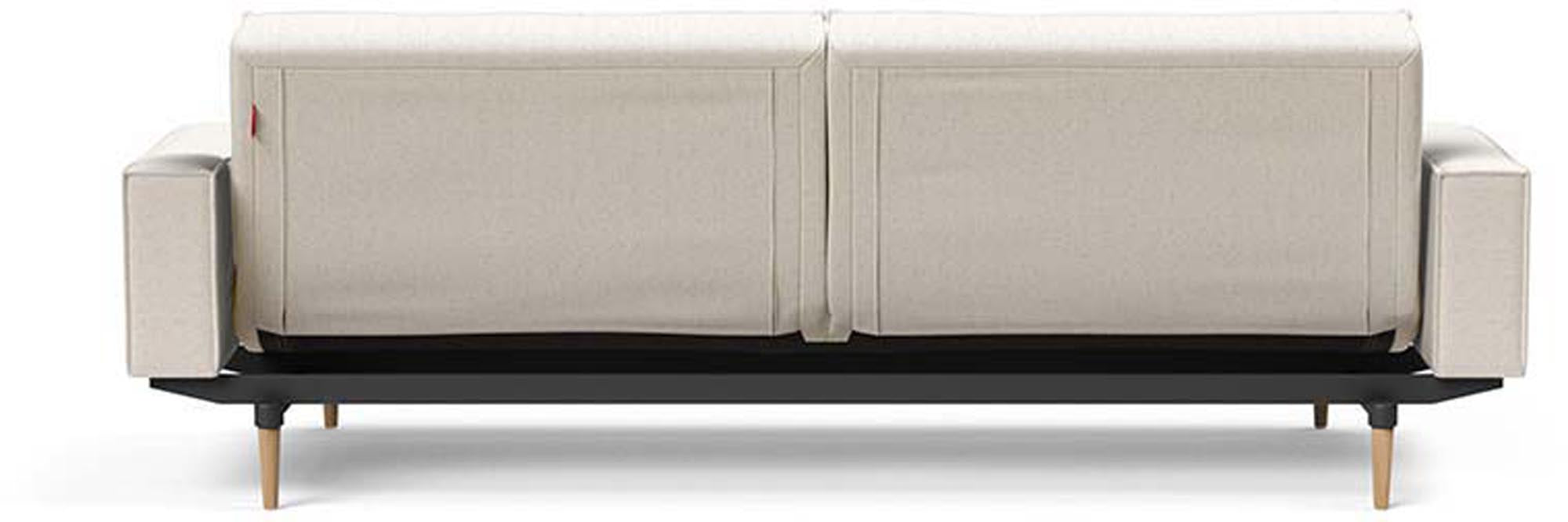 Das Splitback Sofabett 115 Styletto vereint elegantes Design mit praktischer Funktionalität. Ideal für Wohnzimmer und Gästezimmer.