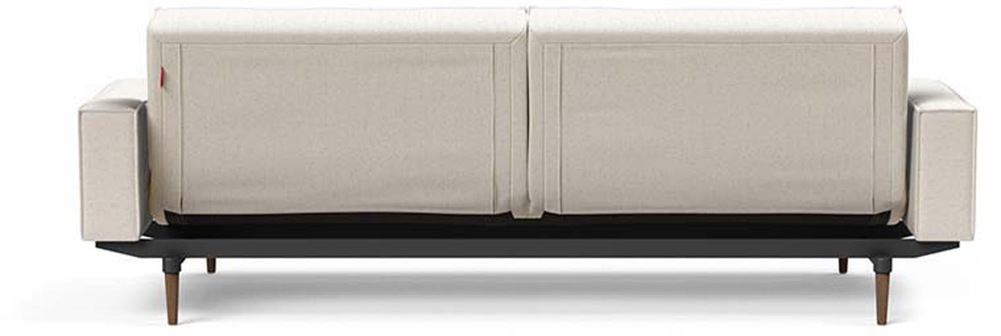 Das Splitback Sofabett 115 Styletto vereint elegantes Design mit praktischer Funktionalität. Ideal für Wohnzimmer und Gästezimmer.