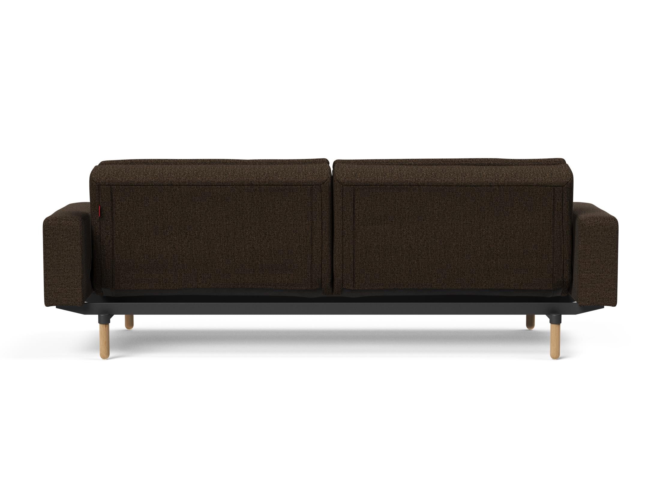 Entdecken Sie das elegante Dublexo Stem Schlafsofa 115 mit Armlehnen von Innovation Living – ideal für komfortable Nächte und zeitgemässe Einrichtung.