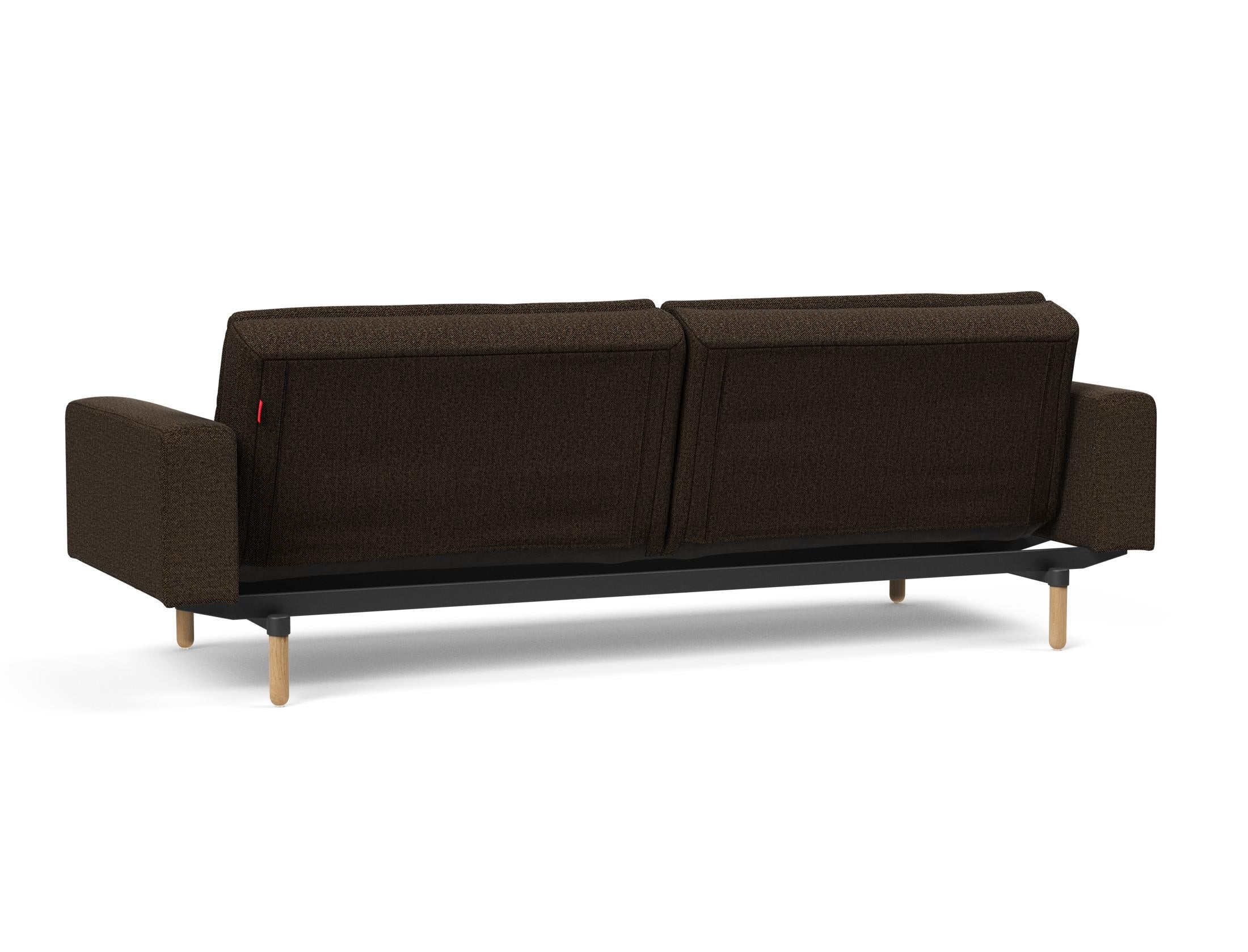 Erleben Sie das vielseitige Dublexo Stem Schlafsofa 115 mit Armlehnen von Innovation Living – perfekter Komfort und modernes Design für Ihr Zuhause.