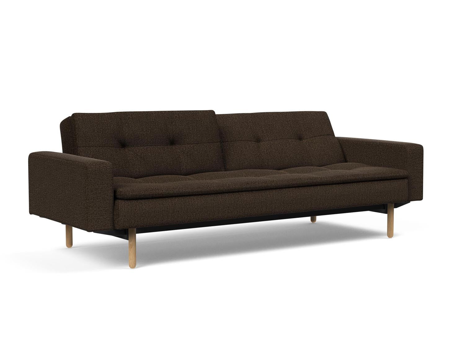 Entdecken Sie das elegante Dublexo Stem Schlafsofa 115 mit Armlehnen von Innovation Living – ideal für stilvolle Wohnräume und erholsame Nächte.