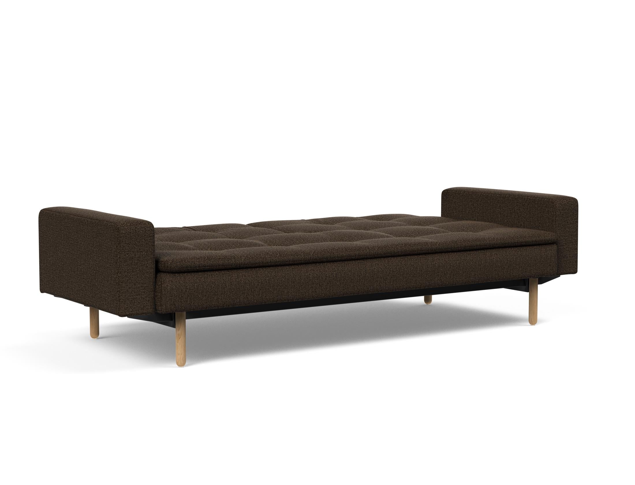Entdecken Sie das stilvolle Dublexo Stem Schlafsofa 115 mit Armlehnen von Innovation Living – ideal für urbanes Wohnen und höchsten Komfort.