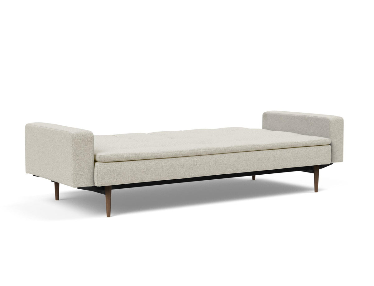 Dublexo Styletto Schlafsofa 115 mit Armlehnen in 527 Mixed Dance Natural präsentiert im Onlineshop von KAQTU Design AG. Bettsofa ist von Innovation Living
