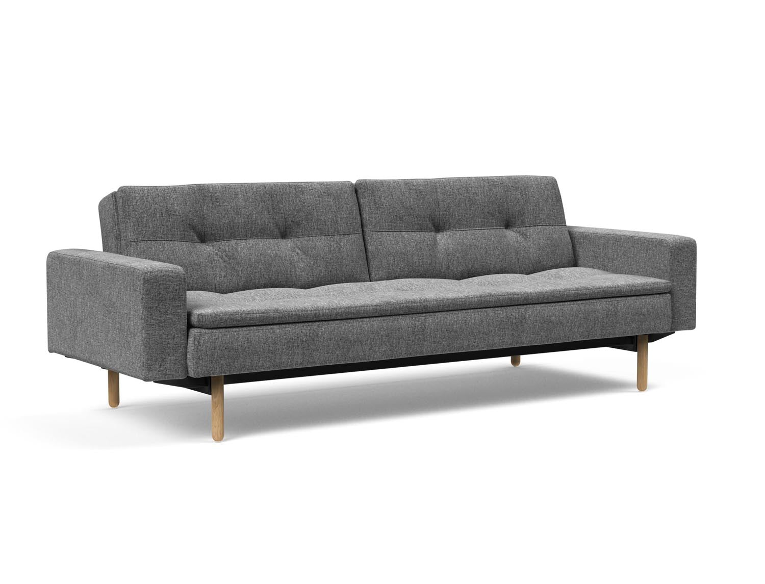 Das Dublexo Stem Schlafsofa 115 mit Armlehnen bietet modernen Komfort und Funktionalität. Perfekt für Gästezimmer und stilvolle Wohnräume.